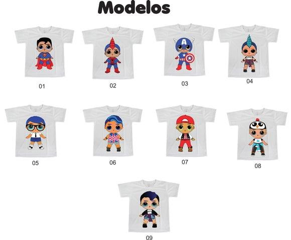 Camiseta L.o.l Surprise Boys - Adulto e Infantil - Escolha