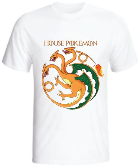 Camiseta House Charizard P.o.k.e.m.o.n