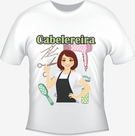 Camiseta Profissão Cabeleireira