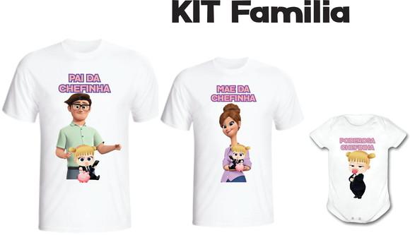 Kit Poderosa Chefinha Kit /02 camisetas e body