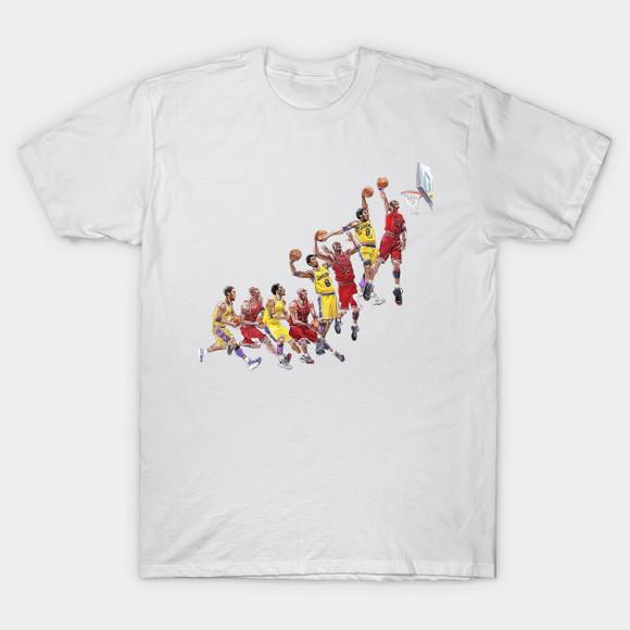 Camiseta Fierce Battle Of Two Legends Michael Jordan