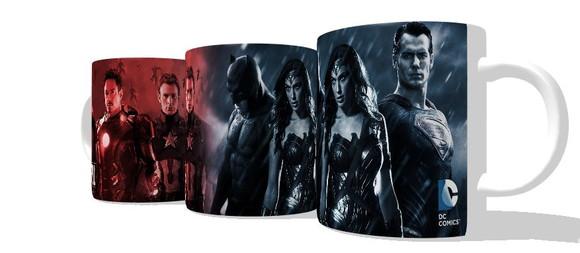 Caneca Marvel Vs DC Heróis