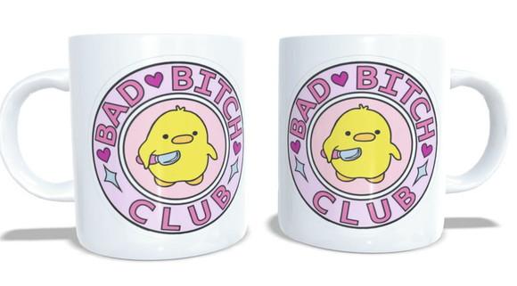 Caneca Bad Bitch Club Duck Meme