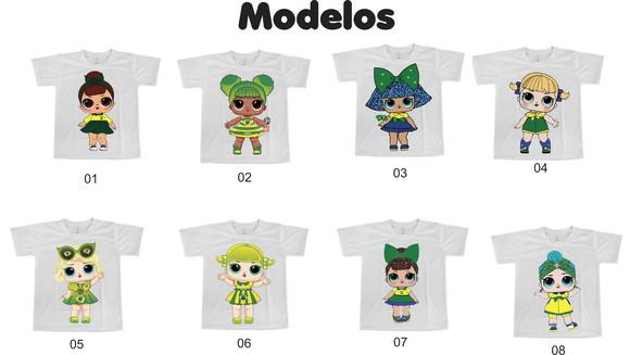 Camiseta L.o.l Surprise Brasil Meninas fofas