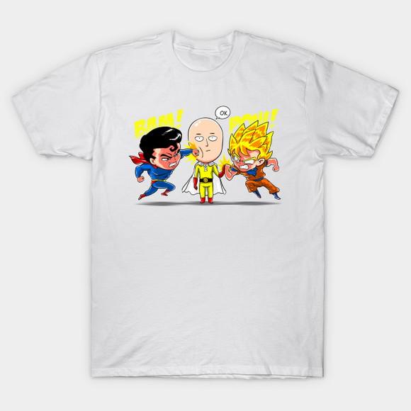 Camiseta OK! One Punch Man Superman Goku