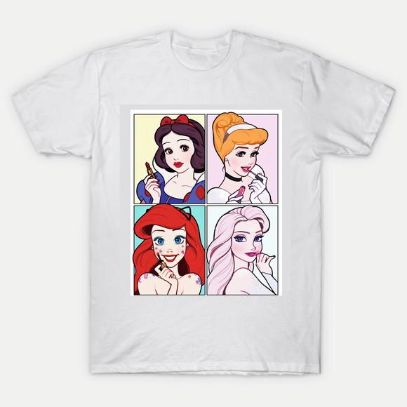 Camiseta Princesas Lipstick