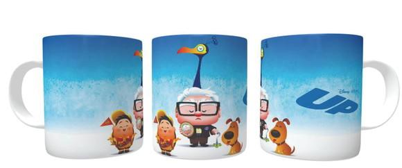 Caneca Café Up Altas Aventuras Kawaii