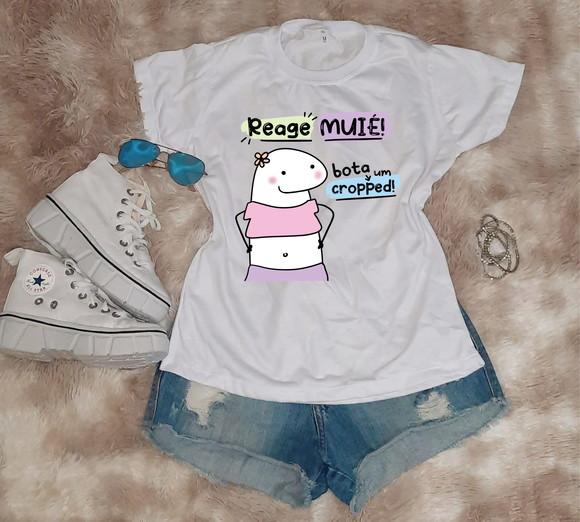 Camiseta Flork Bento Sincero Bota Um Cropped