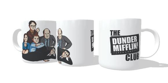 Caneca Dunder Mifflin Club The Office Vida de Escritório
