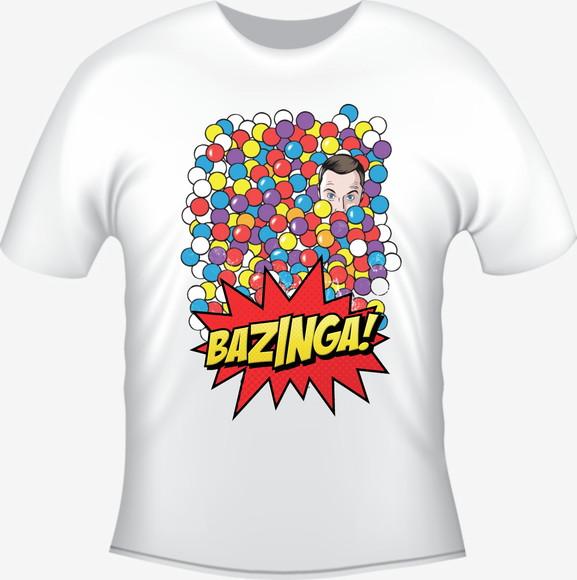 Camiseta Sheldon Cooper Tbbt Bazinga