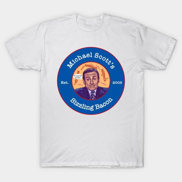 Camiseta Michael Scotts Sizzling Bacon The Office