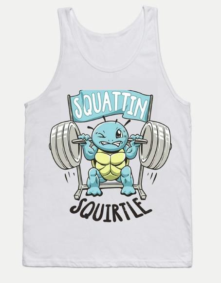 Camiseta Regata Squirtle Gym
