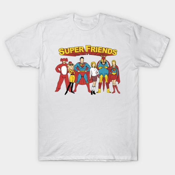 Camiseta Super Friends Costumes Friends