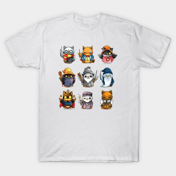 Camiseta Magician Owl Parody Corujinhas Geek Coruja Corujas