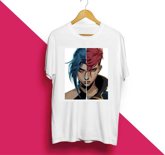 Camiseta Jinx And Vi Arcane