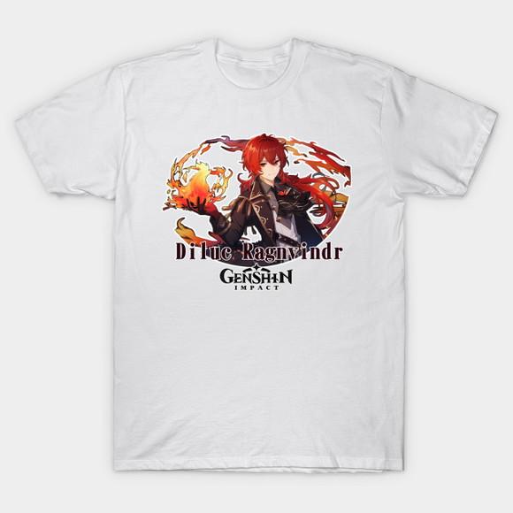 Camiseta Genshin Impact - Diluc