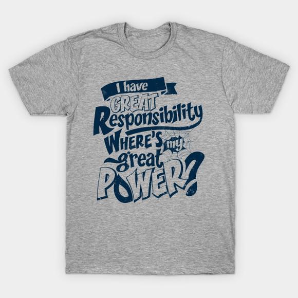 Camiseta Great Responsibilty Spider Man