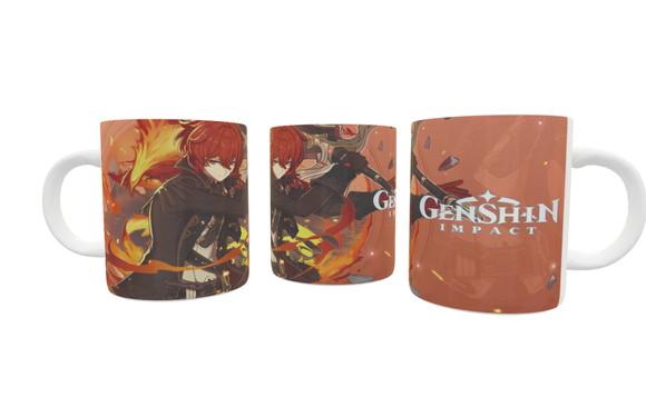 Caneca Diluc Genshin Impact