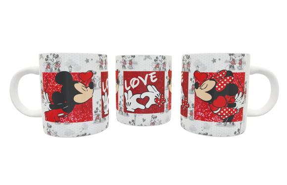 Caneca Mickey e Minnie Love - Namorados Casal