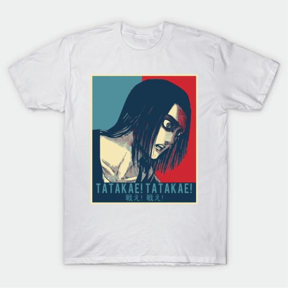 Camiseta Tatakae! Tatakae! Attack On Titan