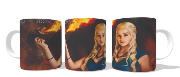 Caneca Game Of Thrones Daenerys e Drogon