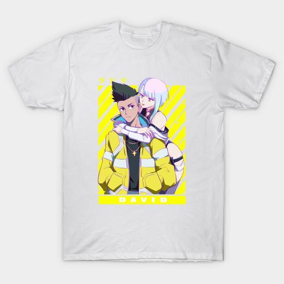 Camiseta David Martinez e Lucy - Cyberpunk Edgerunners