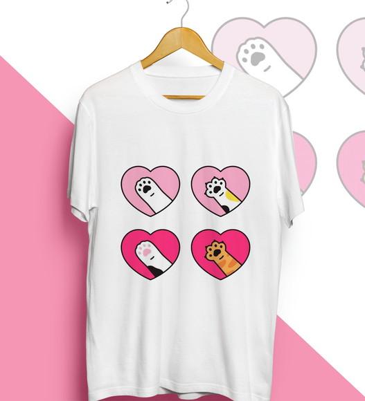 Camiseta Pet Lovers Patinhas