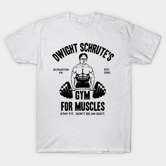 Camiseta Dwight Schrute's Gym For Muscles The Office
