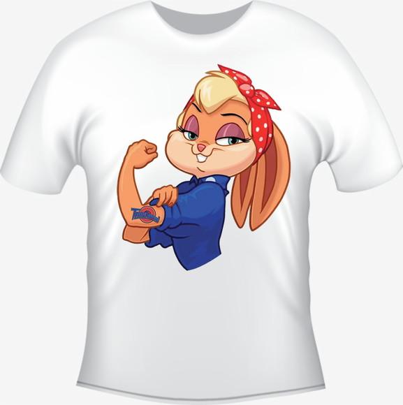 Camiseta Looney Tunes Space Jam Lolla Bunny
