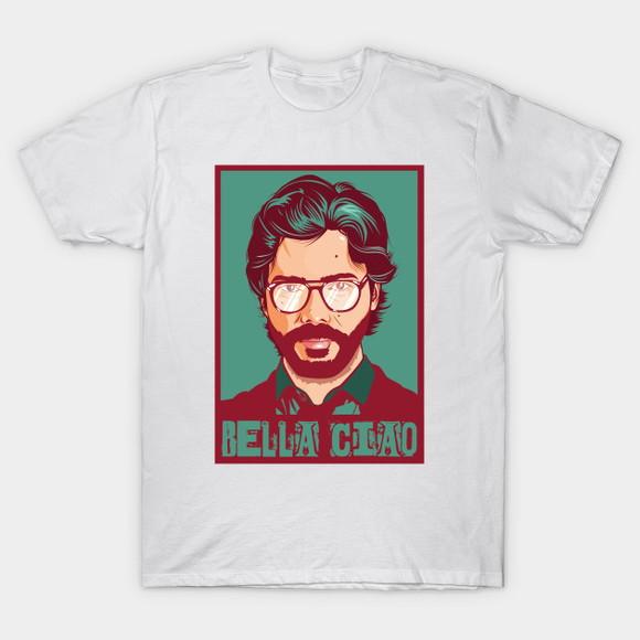 Camiseta El Professor - La Casa de Papel Bella Ciao