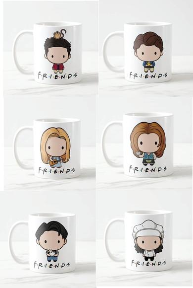 Caneca Friends Chibi Kawaii