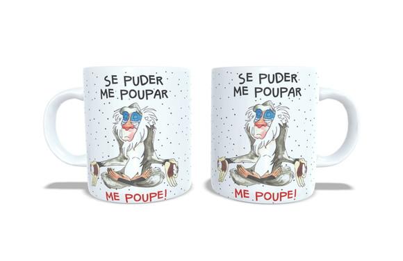 Caneca se Puder Me Poupar Me Poupe Rafiki Rei Leão