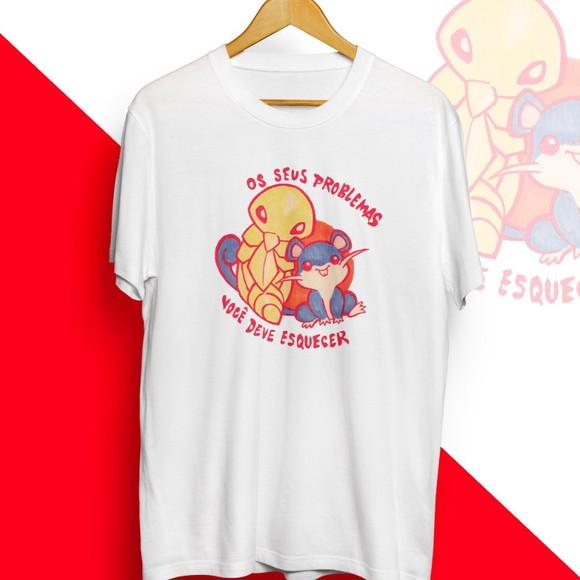 Camiseta Kakuna Ratatta os Seus Problemas Poke