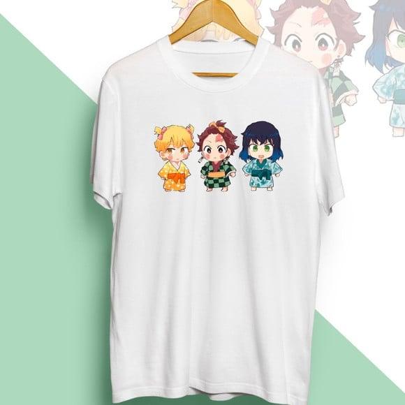 Camiseta Kimetsu no Yaba Demon Slayer Chibi Kawaii Tanjiro Z
