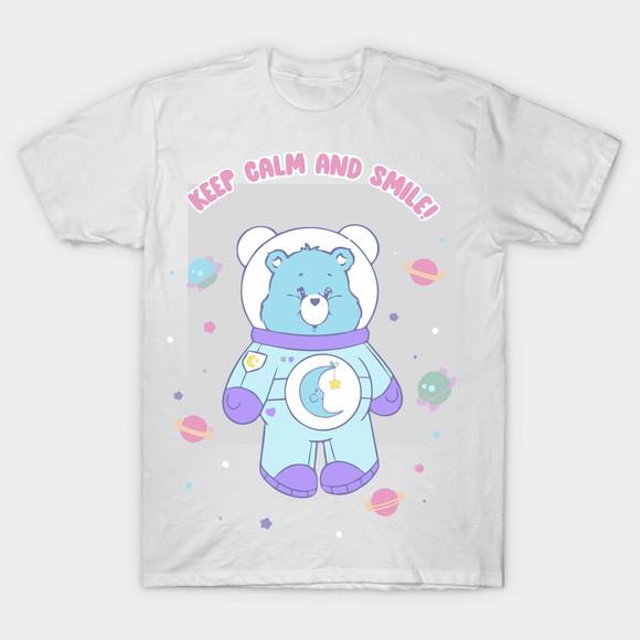 Camiseta Keep Calm And Smile Ursinhos Carinhosos