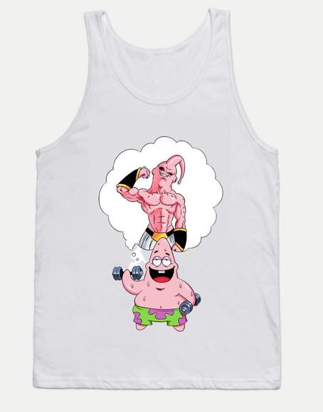 Camiseta Regata Majin Boo Dragon Ball Gym Academia