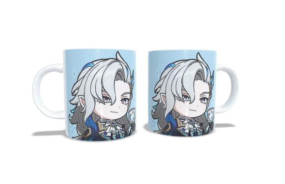 Caneca Genshin Impact Neuvillette Chibi