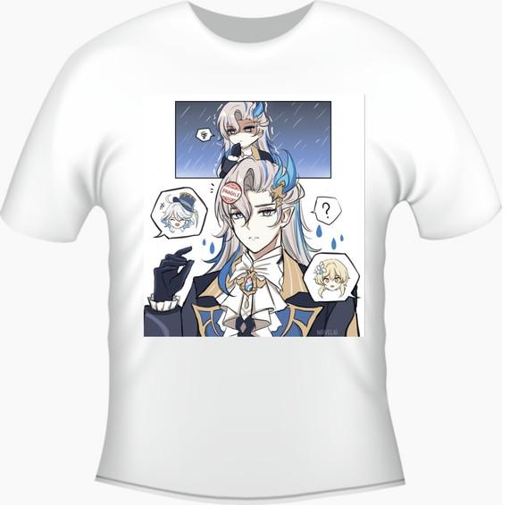 Camiseta Neuvileltte Icon Genshin Impact