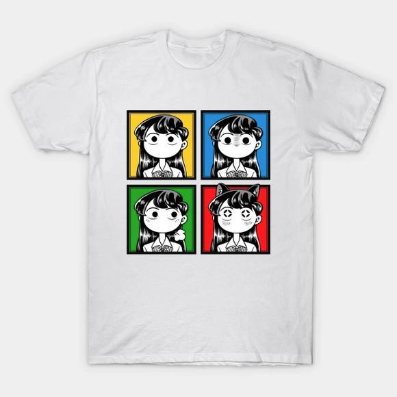 Camiseta Komi-san Faces