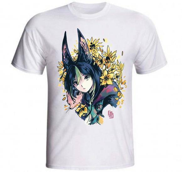 Camiseta Tighnari Flowers Genshin Impact