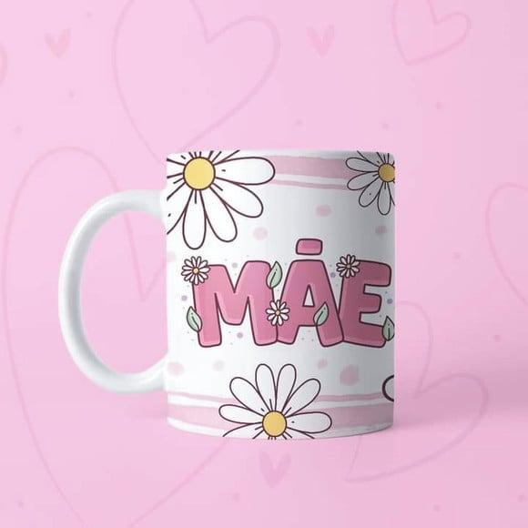Caneca Mãe Flores