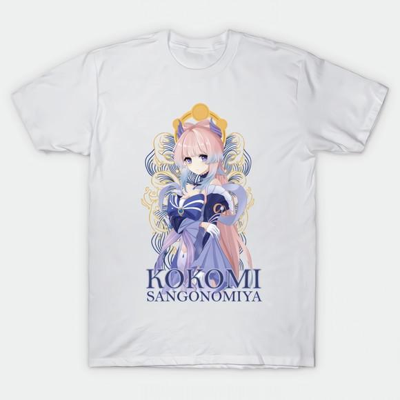 Camiseta Genshin Impact - Sangonomiya Kokomi