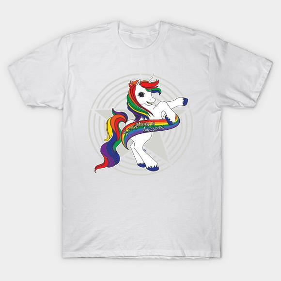 Camiseta Everything is Awesome Rainbow Unicorn