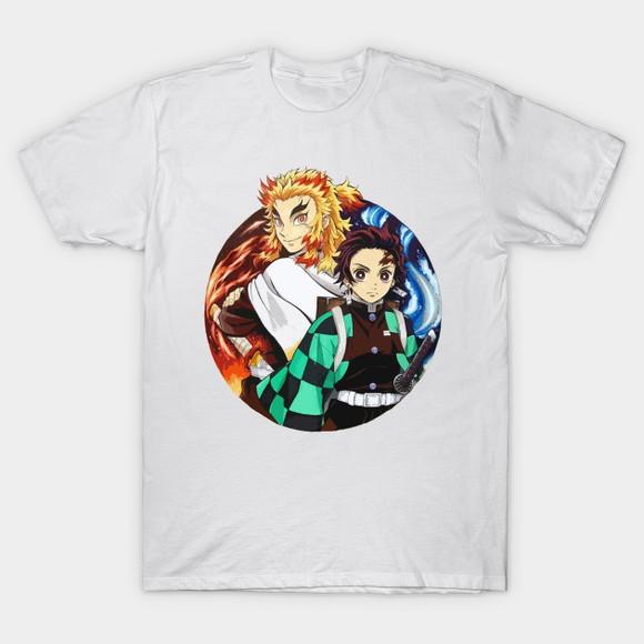 Camiseta Rengoku x Tanjiro Demon Slayer