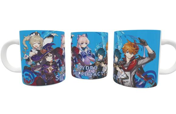 Caneca Genshin Impact Hydro Supremacy
