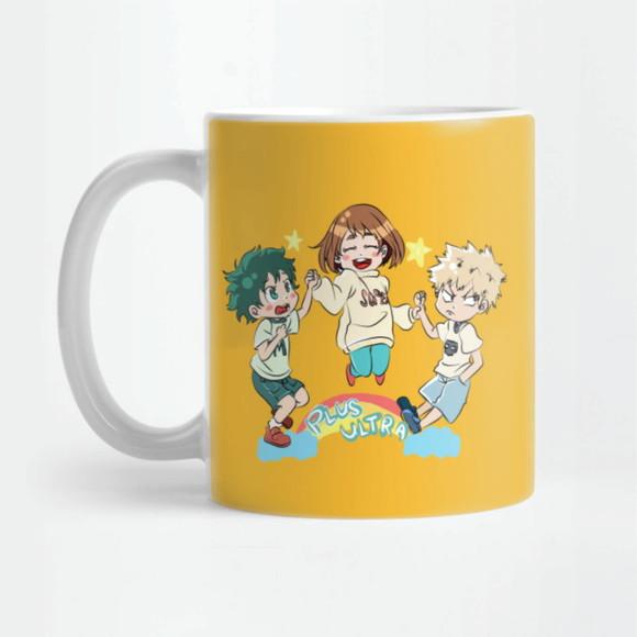 Caneca My Hero Academia - Team Plus Ultra Deku-Ocha-Baku