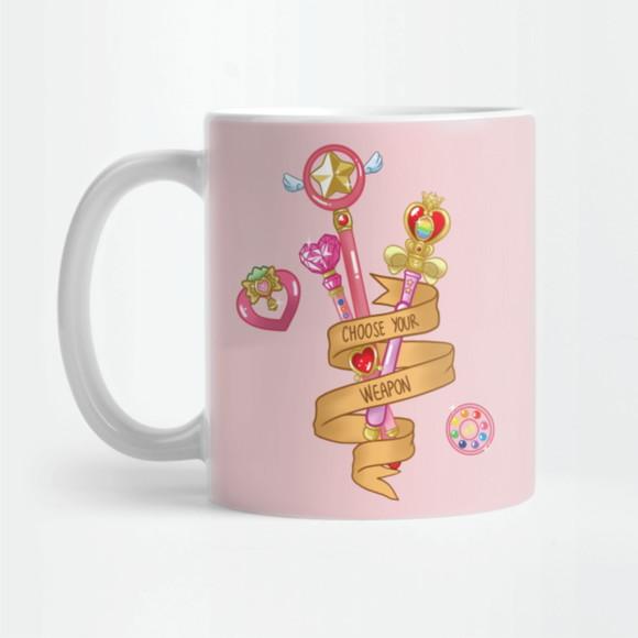 Caneca Choose Your Weapon Sakura Card Caption