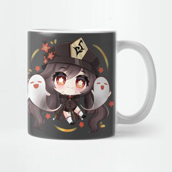 Caneca Genshin Impact -Hu Tao Chibi