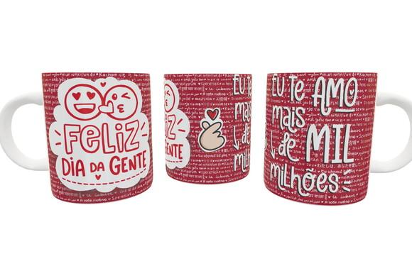 Caneca Eu Te Amo Mais De Mil Milhões Namorados