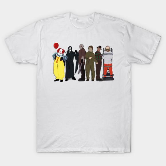 Camiseta Icons Horror Movies